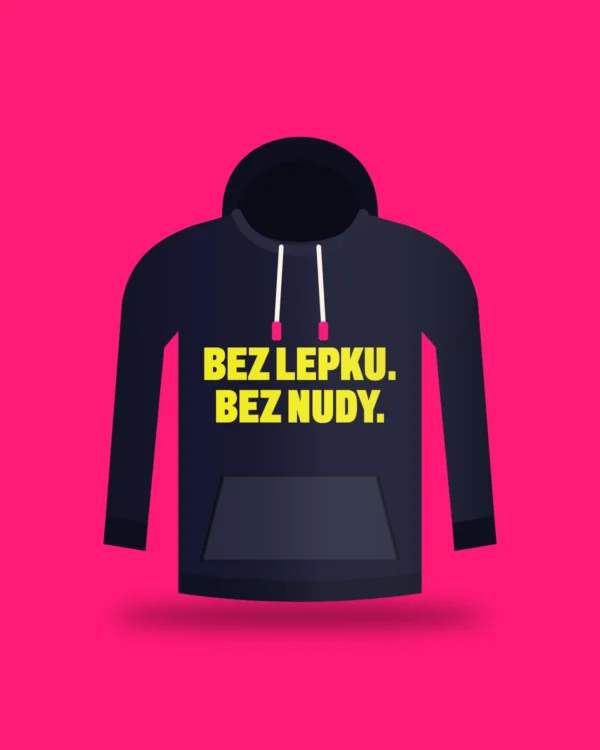 Mikina Bez nudy #BZLPK