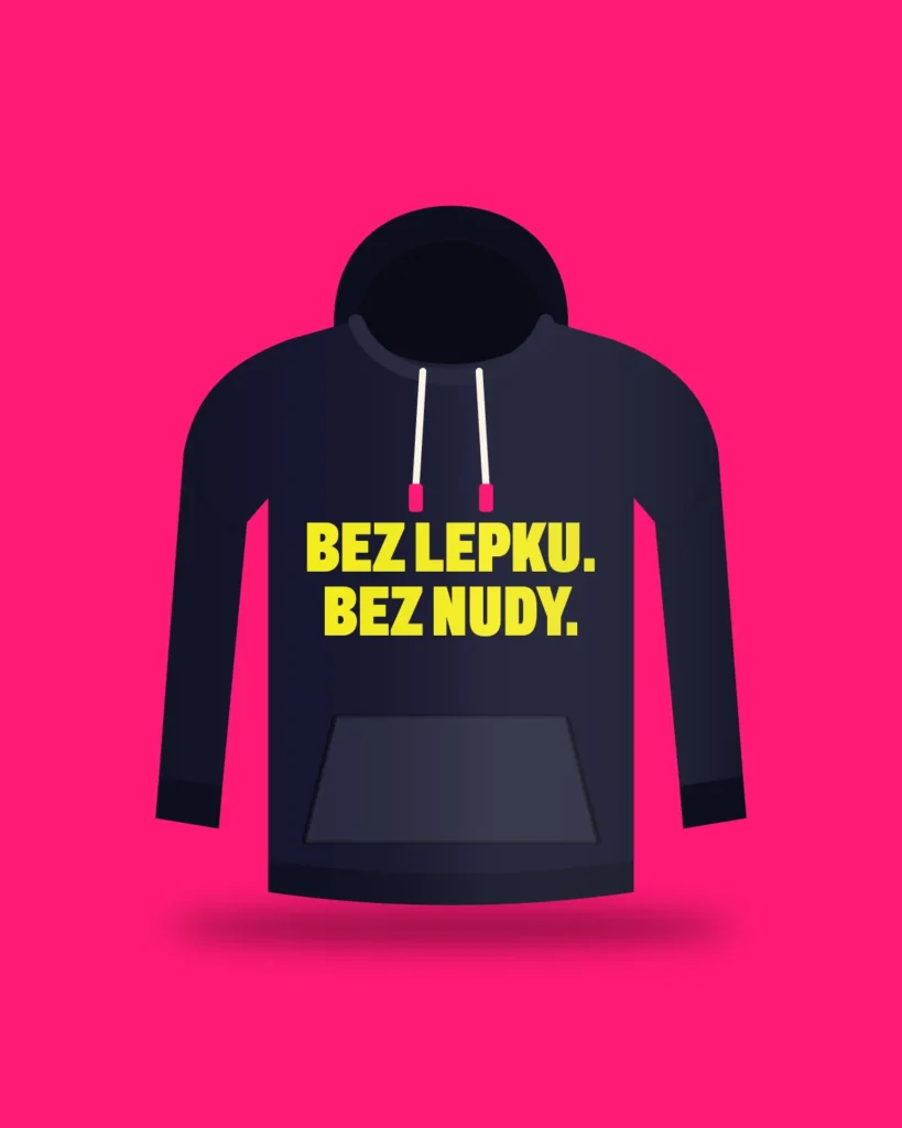 Mikina Bez nudy #BZLPK